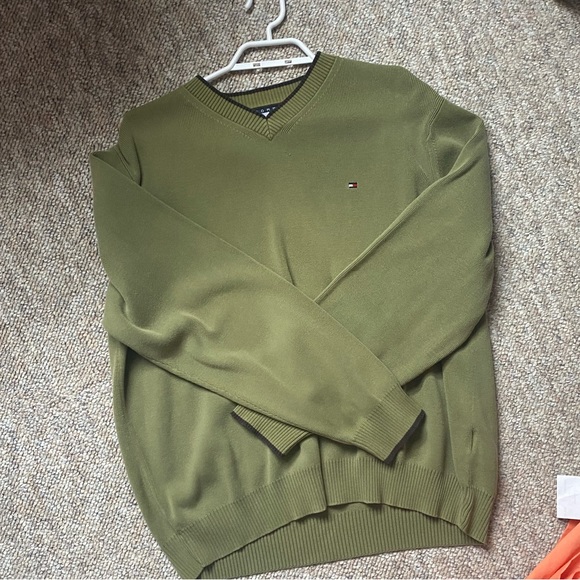 Tommy Hilfiger Green sweat-shirt - Picture 1 of 2